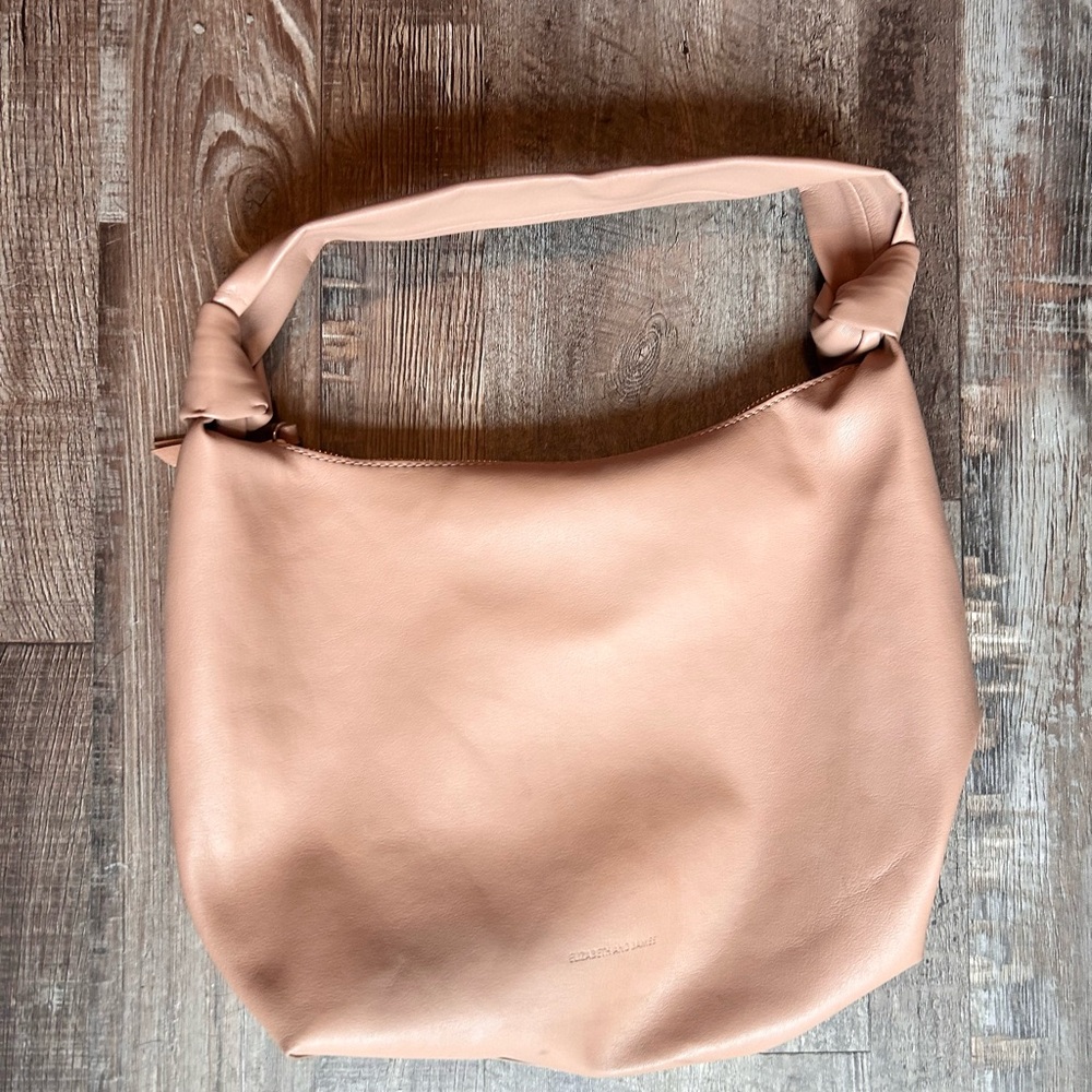 Elizabeth and James Tan Leather Tote
